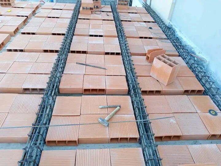 Preparación de losa en obra
